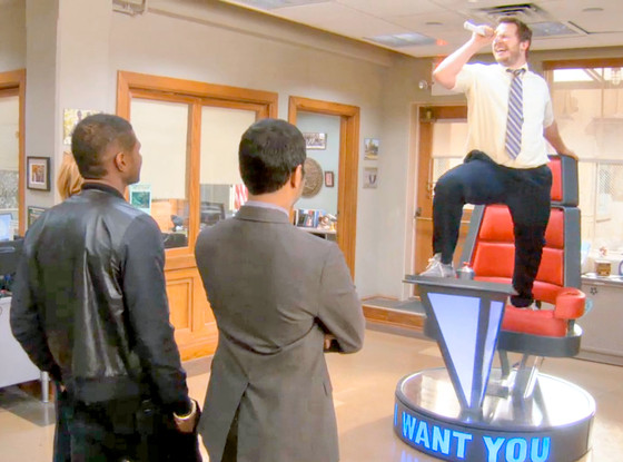 Parks and Recreation, Chris Pratt, Usher Parks and Recreation, Chris Pratt, Usher